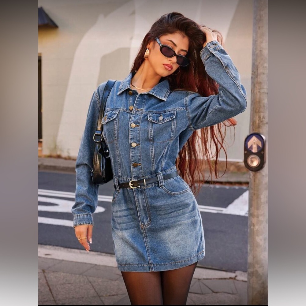 Vintage Wash Denim Dress